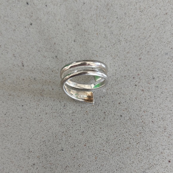 Sterling Silver 925 Wrap Ring Causal Western Modern - Picture 5 of 5